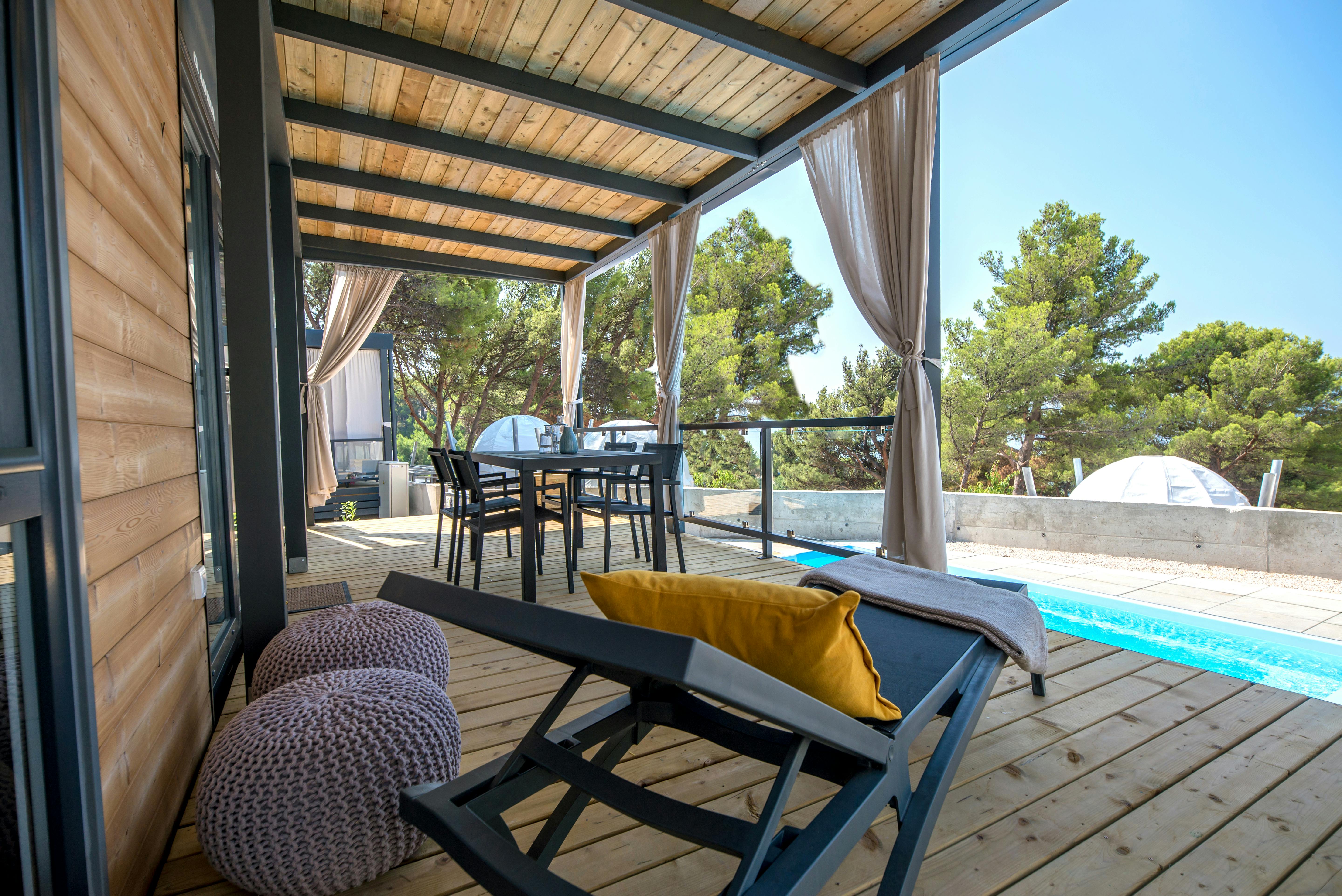 Medora Orbis Mobile Homes - Prvosvibanjski odmor s privatnim bazenom i polupansionom za 4 osobe